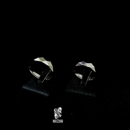 حلقه ست نقره زنانه ومردانه کدhs1019