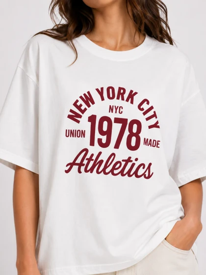 تیشرت باکسی - New york