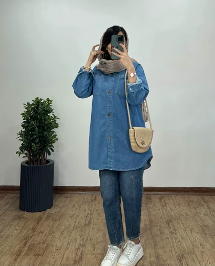 مانتو جین نگار کد 2345(ایراد دار)