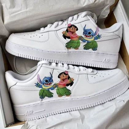 کفش اسپرت air force طرح Lili and Stitch ایرفورس نایک nike کد 157779