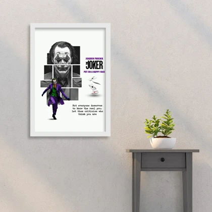 تابلو جوکر Joker - Put on a happy face