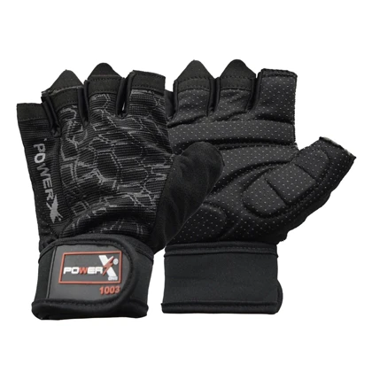 دستکش بدنسازی پاورایکس مدل 404K1376 مشکی