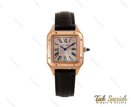 ساعت کارتیر سانتوس دومونت زنانه رزگلد Cartier-3664-L