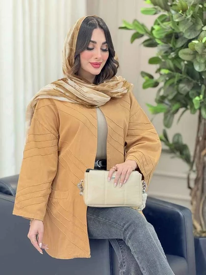 مانتو برش‌دار بغل چاک