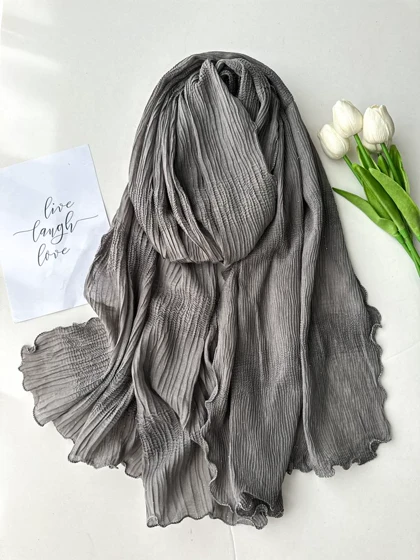 شال پلیسه زیپی