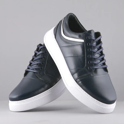 کفش روزمره مردانه چرم یلسان مدل شوان کد 540-GN