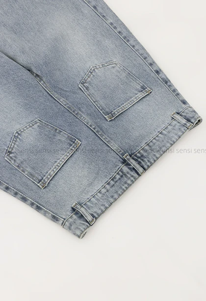 شلوار جین شافل کد1004213