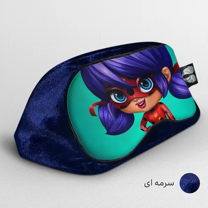 چشم بند بچگانه کاوا ماسک مدل دختر کفشدوزکی کد13