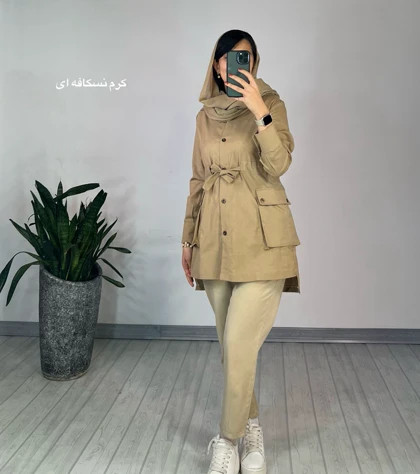 مانتو دکمه دار پاردیس(ایراد دار)