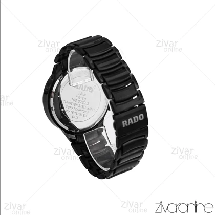 ساعت رادو مردانه سه موتوره مشکی عقربه طلایی 106935