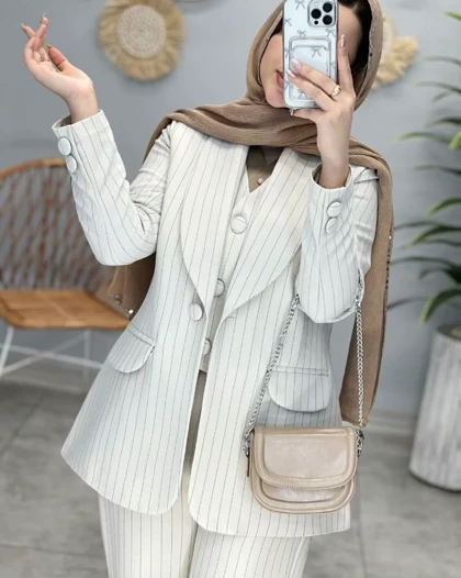 ست سه تیکه کت شلوار جلیقه شاه توت