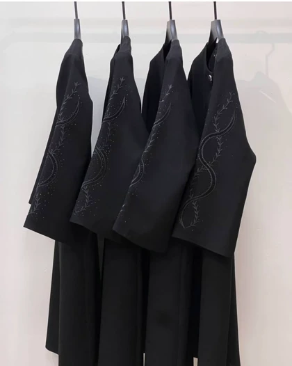 مانتو کتی زنانه مجلسی طرح دار