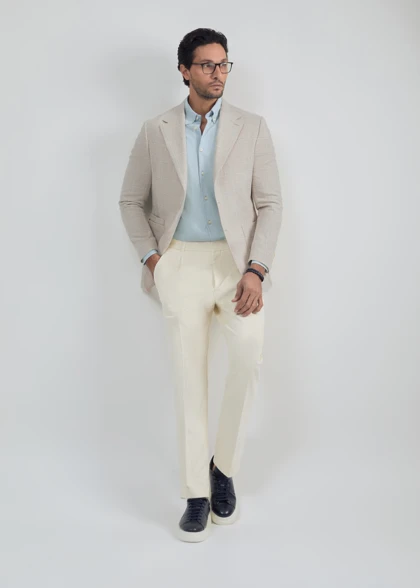 کت چهارخانه پشمی 2520204