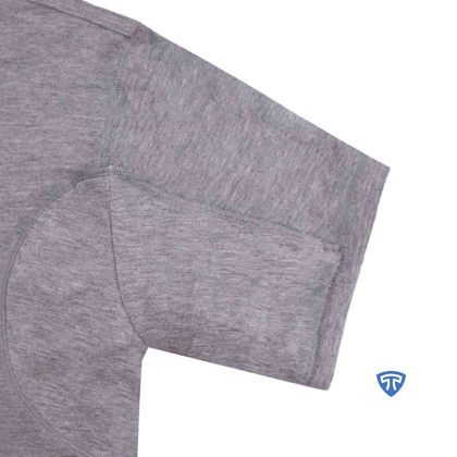 زیرپوش ضد تعریق یقه هفت باز مردانه ملانژ