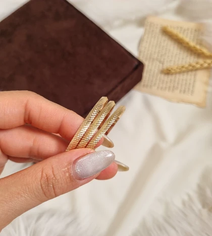 النگو طلاروس پوست ماری تراش