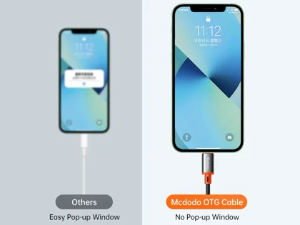 کابل تبدیل تایپ‌سی به لایتنینگ مک‌دودو Mcdodo CA-144 Type-C To Lightning Convertor Cable