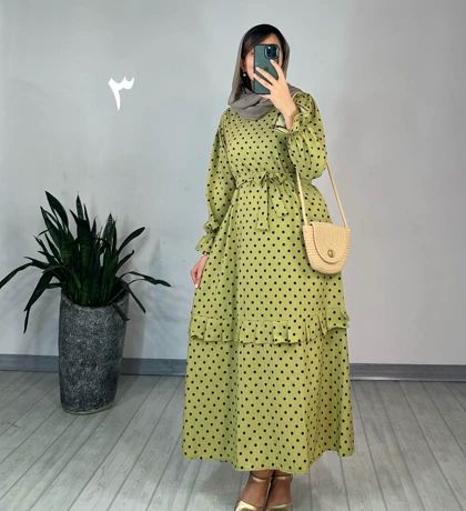 پیراهن مانتویی شکوفه 2