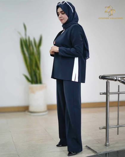 کت و شلوار زنانه کرپ لانوین پوما