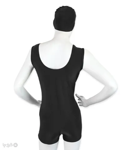 ست مایو یک تکه کاپ‌دار و کلاه طرح Speedo