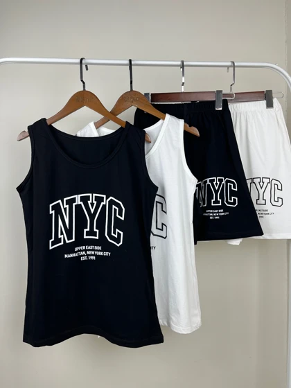 ست تاپ و شلوارک NYC