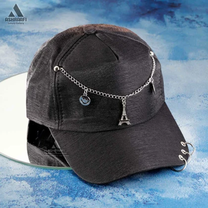 کلاه کپ پیرسینگ دار مدل ایفل Baseball Cap HA73
