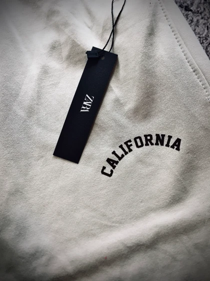 شلوار بگ پارچه دورس دونخ مدل CALIFORNIA _ کرم موکا