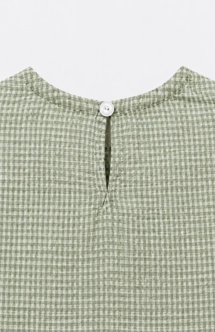 تاپ تاری پودی چهار خانه دمپا کش