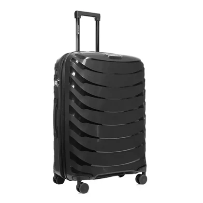 چمدان نشکن هادایز مدل HADIZE - HZD185 LARGE POLYPROPYLENE سایز بزرگ (همراه با کاور هدیه)