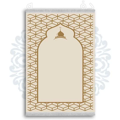فرشینه از جنس پارچه هازان مخمل ترک طرح سجاده برند دفه کد DSJ 59