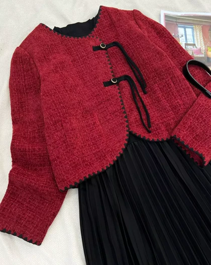 ست پیراهن و کت کد 5471