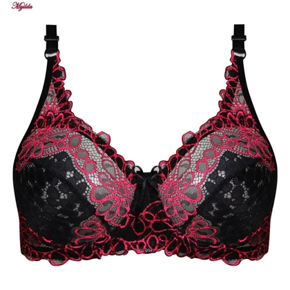 ست شورت و سوتین زنانه کارنا رز مدل فنردار مشکی گل قرمز کد 5030-3000-4