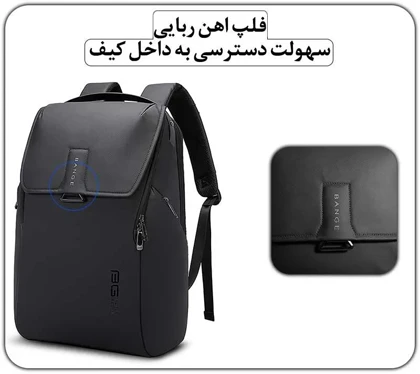 کیف کوله پشتی لپ تاپ 15.6 اینچی اورجینال بنج BANGE 2581
