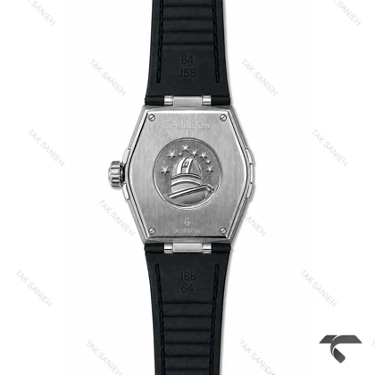 ساعت امگا کانسلیشن مردانه سیلور بند چرم مشکی Omega-10770-G