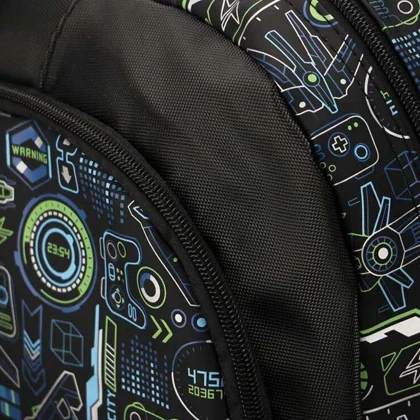 کوله پشتی مدرسه طرح دسته پلی استیشن برند اسمیگل اورجینال وارداتی