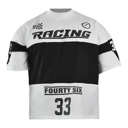 تیشرت اسپرت ریسینگ مدل ZRA-4D0583 سفید