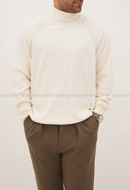 بلوز بافت یقه اسکی مردانه کد20000040