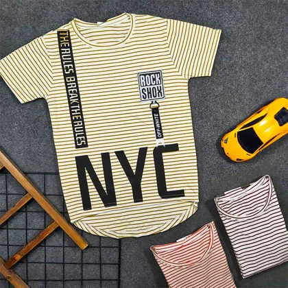 تیشرت پسرانه راه راه NYC