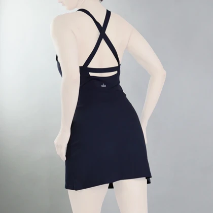 پیراهن تنیسی ورزشی زنانه الو مدل 25111 سرمه ای