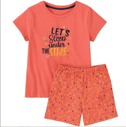 ست تیشرت و شلوارک دخترانه لوپیلو کد Z-TYD43