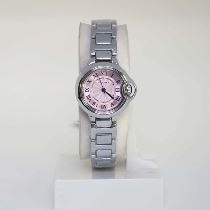 ساعت مچی زنانه کارتیر Cartier تمام استیل با قفل پروانه ای