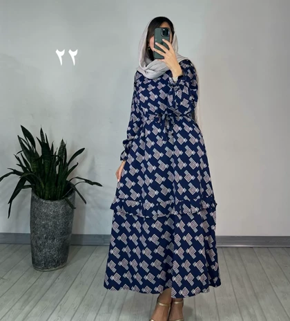 پیراهن مانتویی شکوفه 2