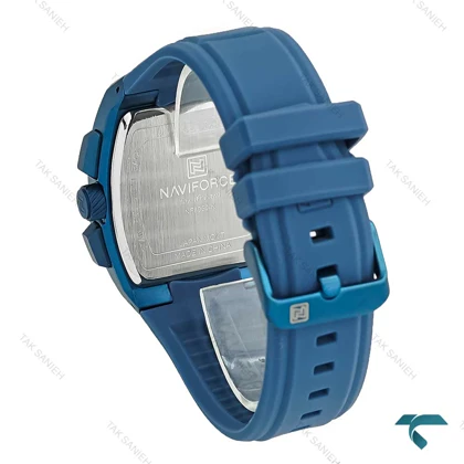 ساعت مردانه ناوی فورس NF8050 مردانه آبی کربنی NaviForce-7718-G
