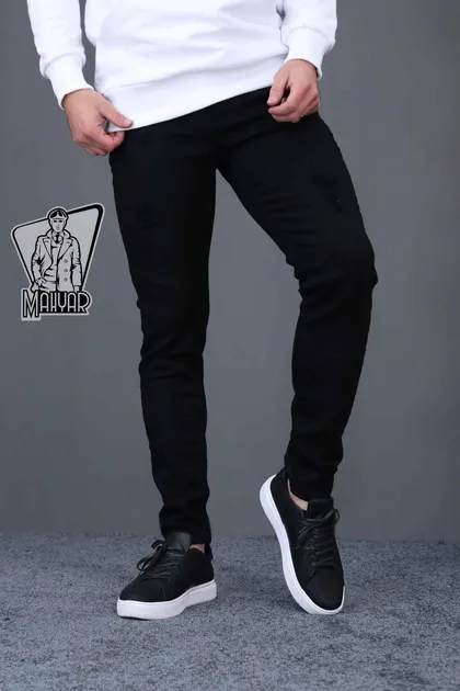 شلوار جین مشکی زاپ‌دار TOMMY