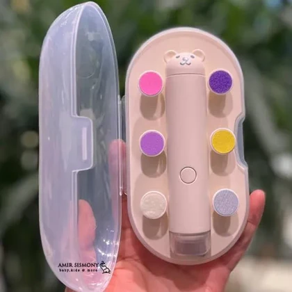 سوهان برقی با ناخنگیر طرح خرس کرم