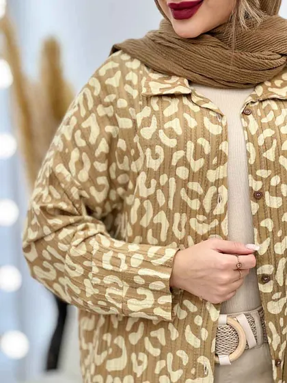 شومیز طرح دار ملودی