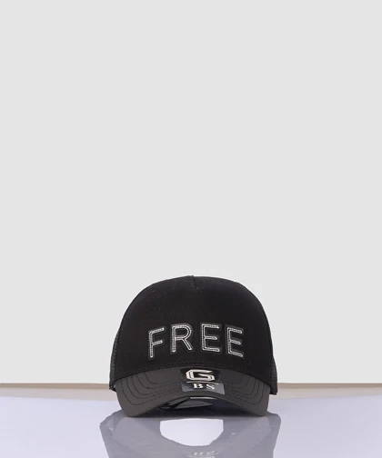کلاه کپ مشکی FREE پشت توری 6111