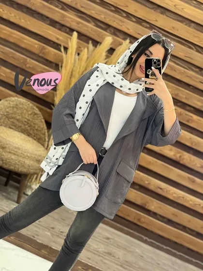 مانتو یقه انگلیسی دلتا