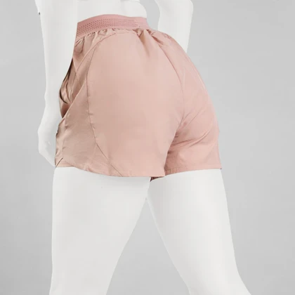 شلوارک کشاله دار ورزشی زنانه نایک مدل 047 گلبهی