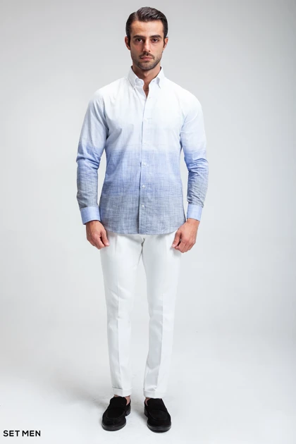 پیراهن مردانه لینن NATURAL TOUCH