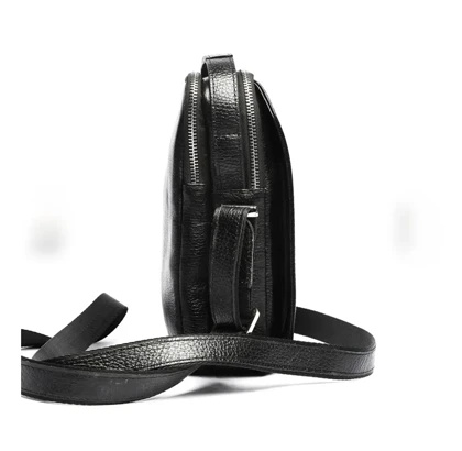 کیف دوشی چرم طبیعی شروین